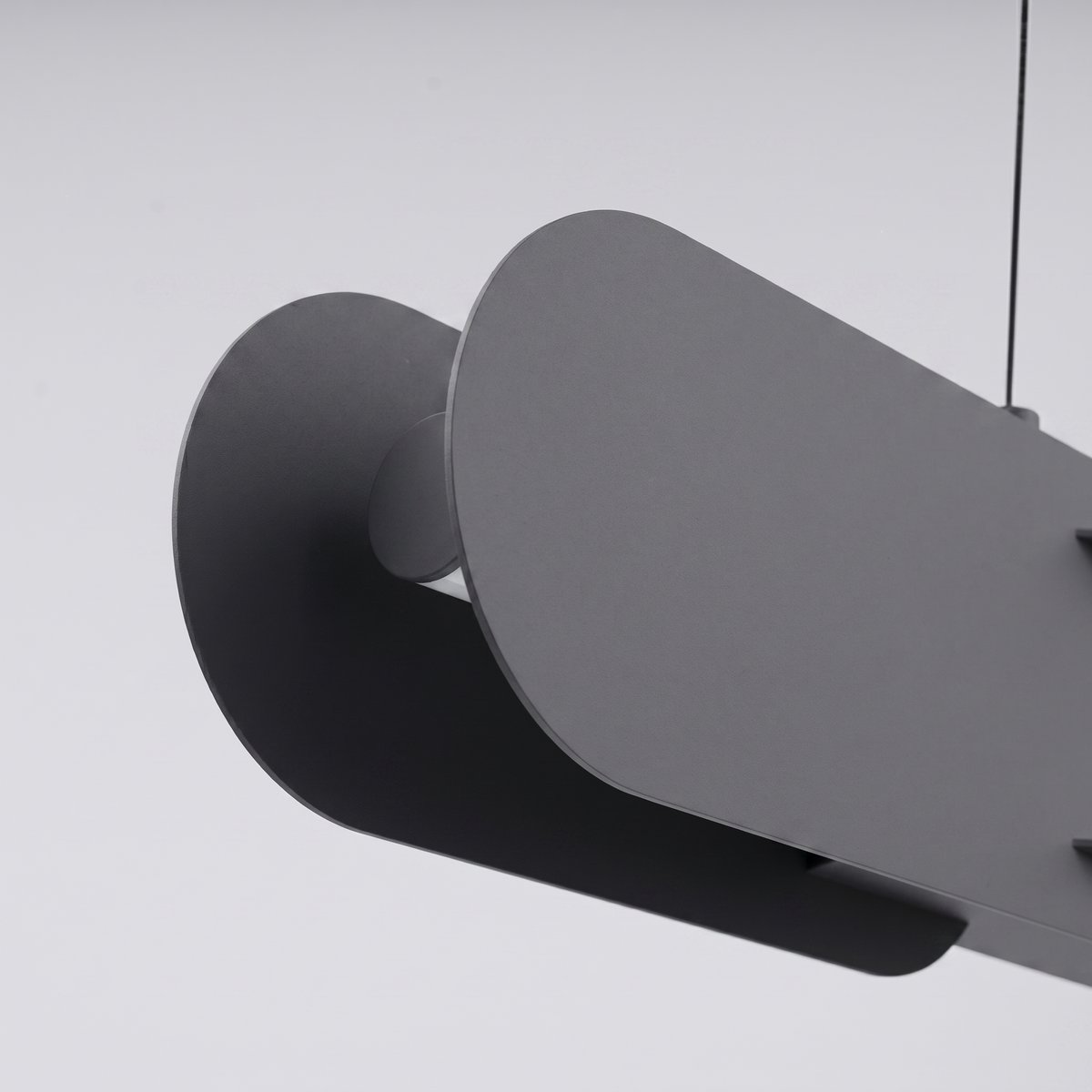 Suspension Acier Noir LED 1 Chain noir, EDEN
