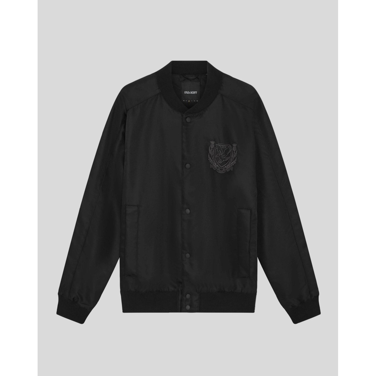 Veste brodé écusson noir jais, LYLE & SCOTT