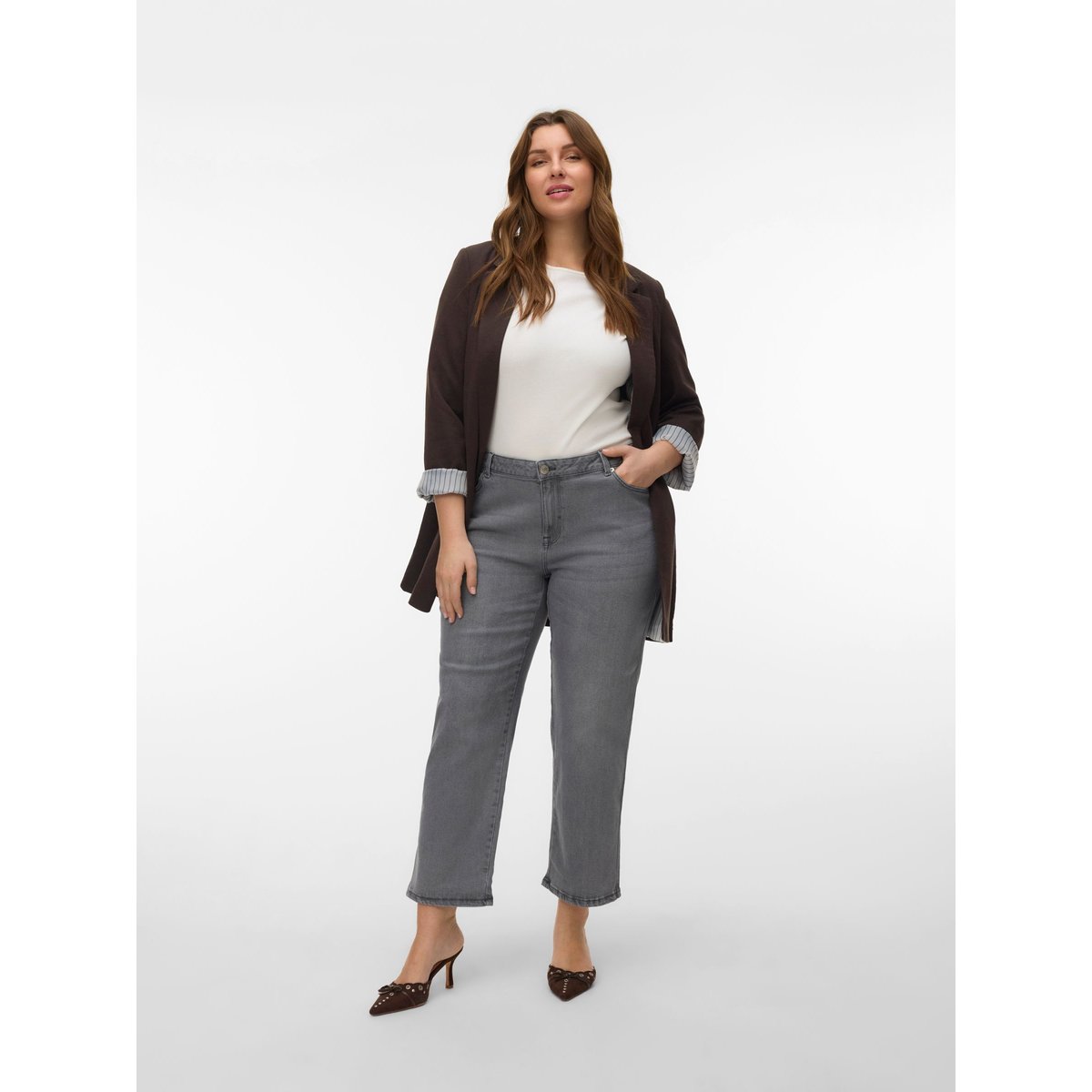 Jean Slim medium grey denim, VERO MODA