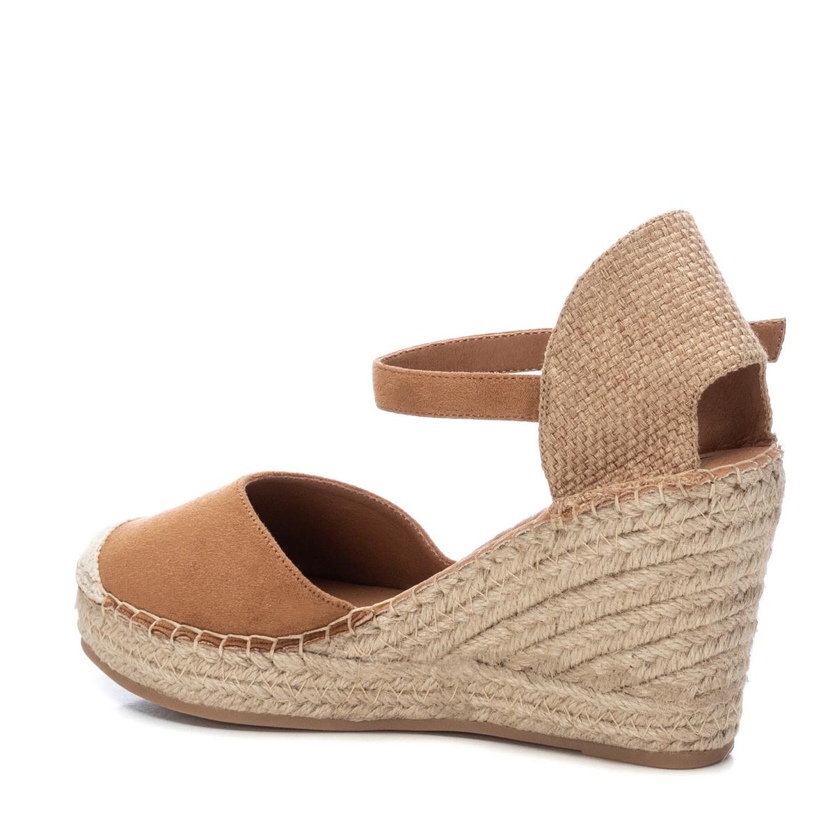 Chaussure Espadrilles Coin Décontractée Boucle camel, XTI