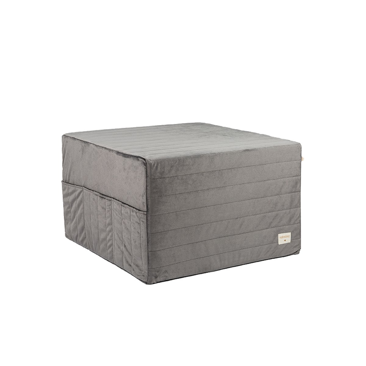 Lit d'appoint pliable SLEEPOVER gris ardoise, NOBODINOZ