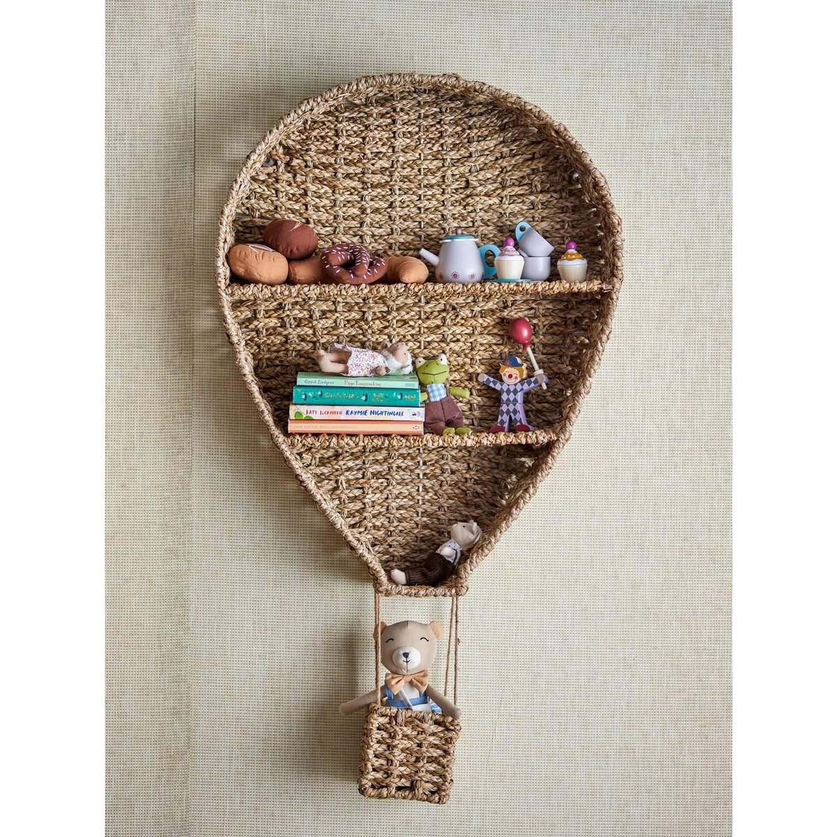 Etagère murale montgolfière Ditter couleur unique, BLOOMINGVILLE