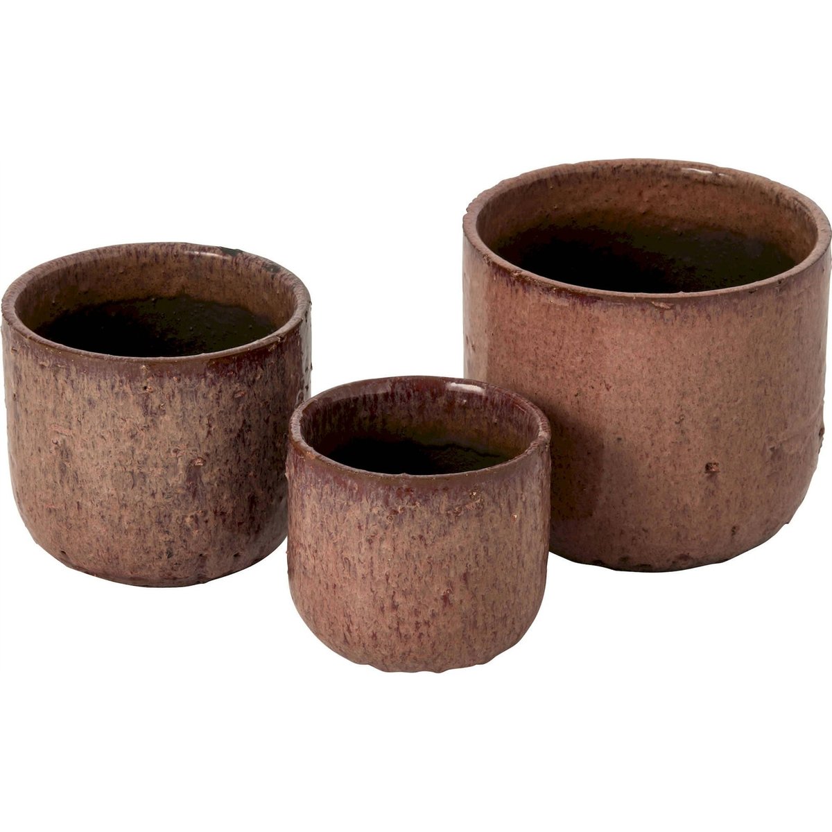 Cache-pot en céramique fait main vieux rose, RECOLLECTION