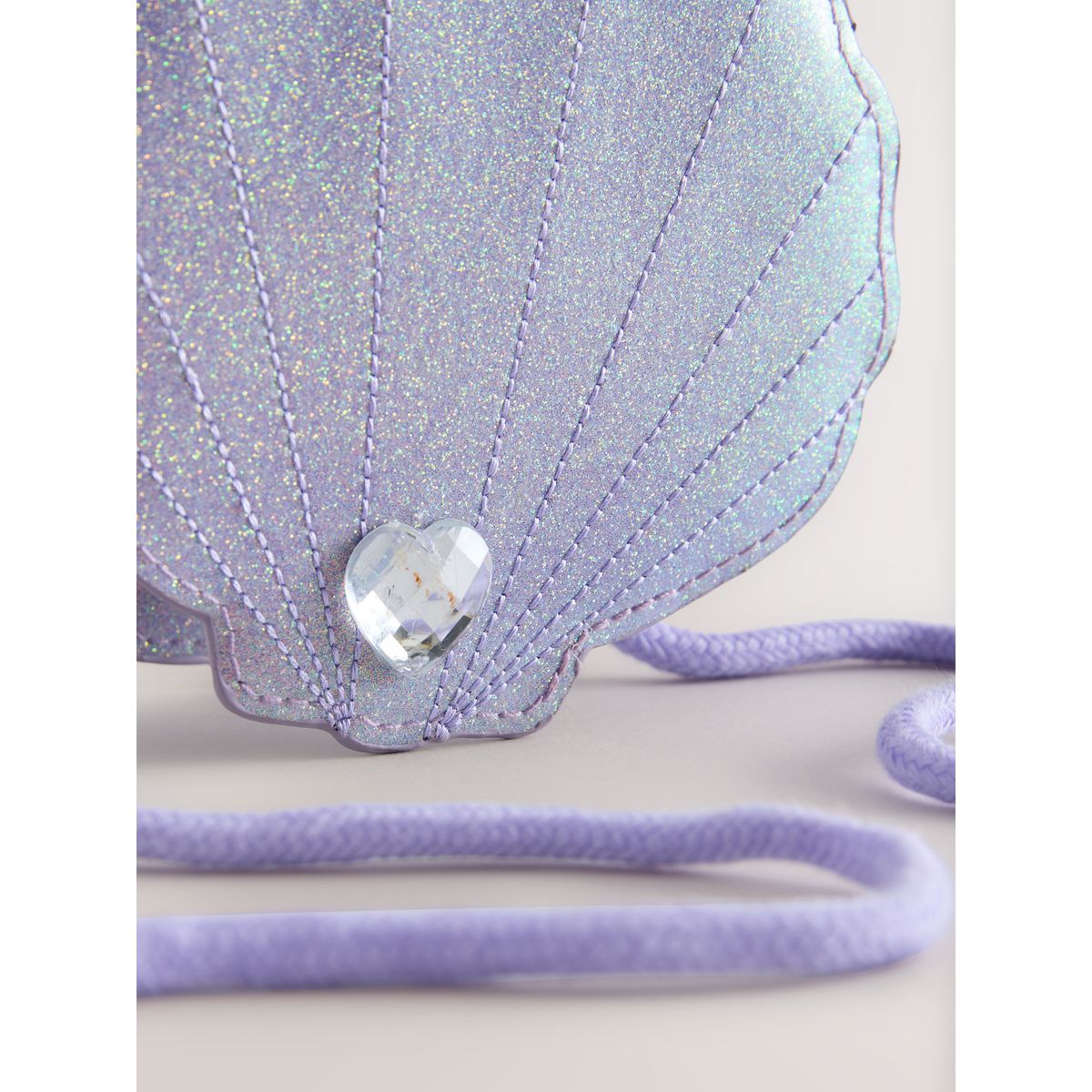 Sac en forme de coquillage violet, NEXT