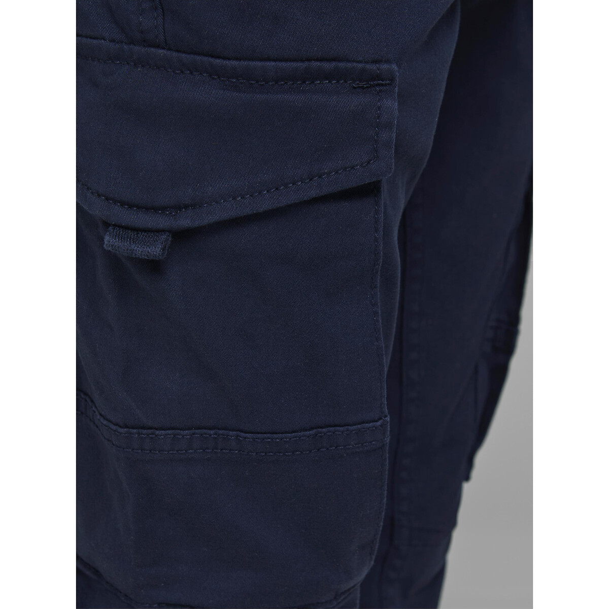 Pantalon cargo bleu marine, JACK & JONES JUNIOR