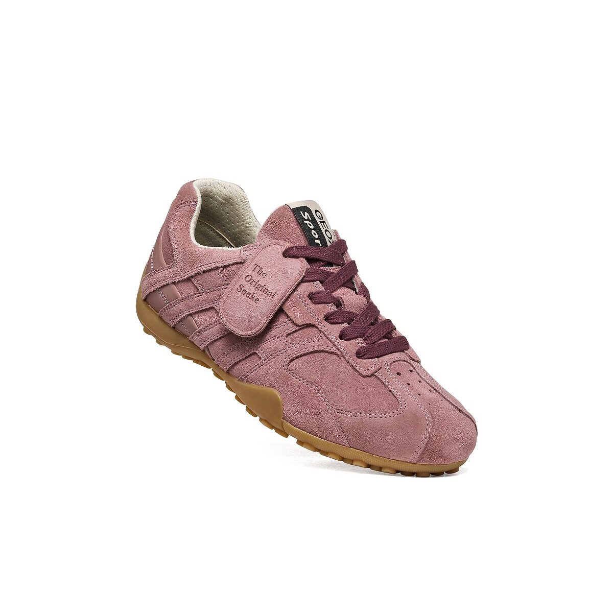 Atmungsaktive Sneakers SNAKE rosa, GEOX
