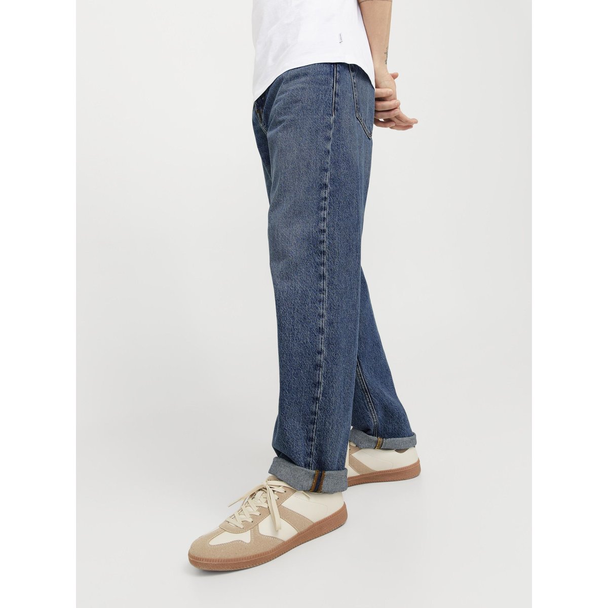 Jean À Coupe Ample blue denim, JACK & JONES