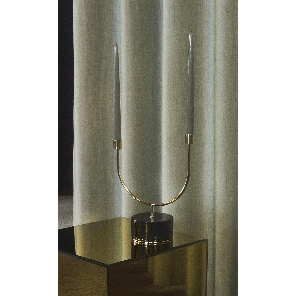 Chandelles Lux hauteur 30cm diam 2 cm ambre, AYTM