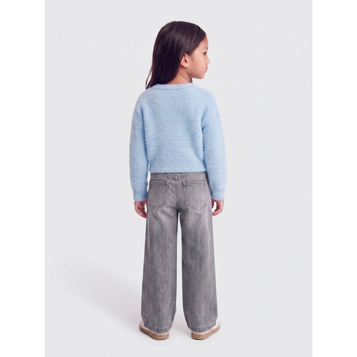 Pull En Maille cashmere blue, KIDS ONLY