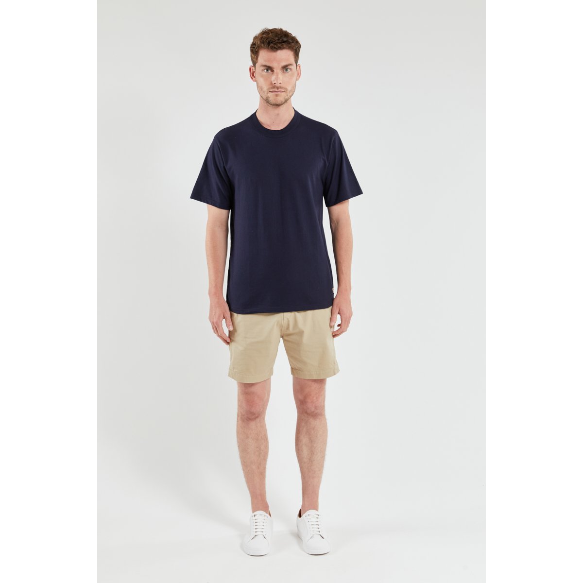 T-shirt uni en coton épais navire, ARMOR-LUX