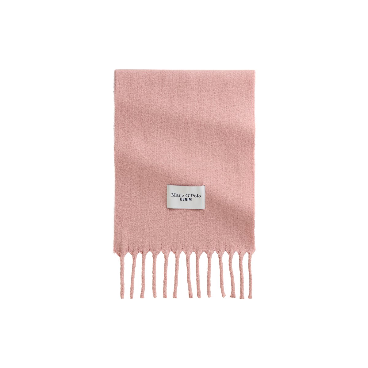 Écharpe en laine avec de longues franges rose bonbon, MARC O’POLO DENIM