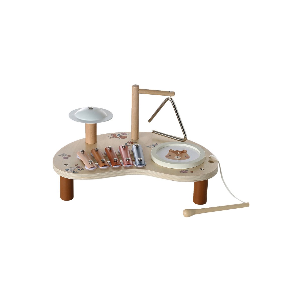 Table d'activités musicale TANZANIE - bois FSC® beige, VERTBAUDET