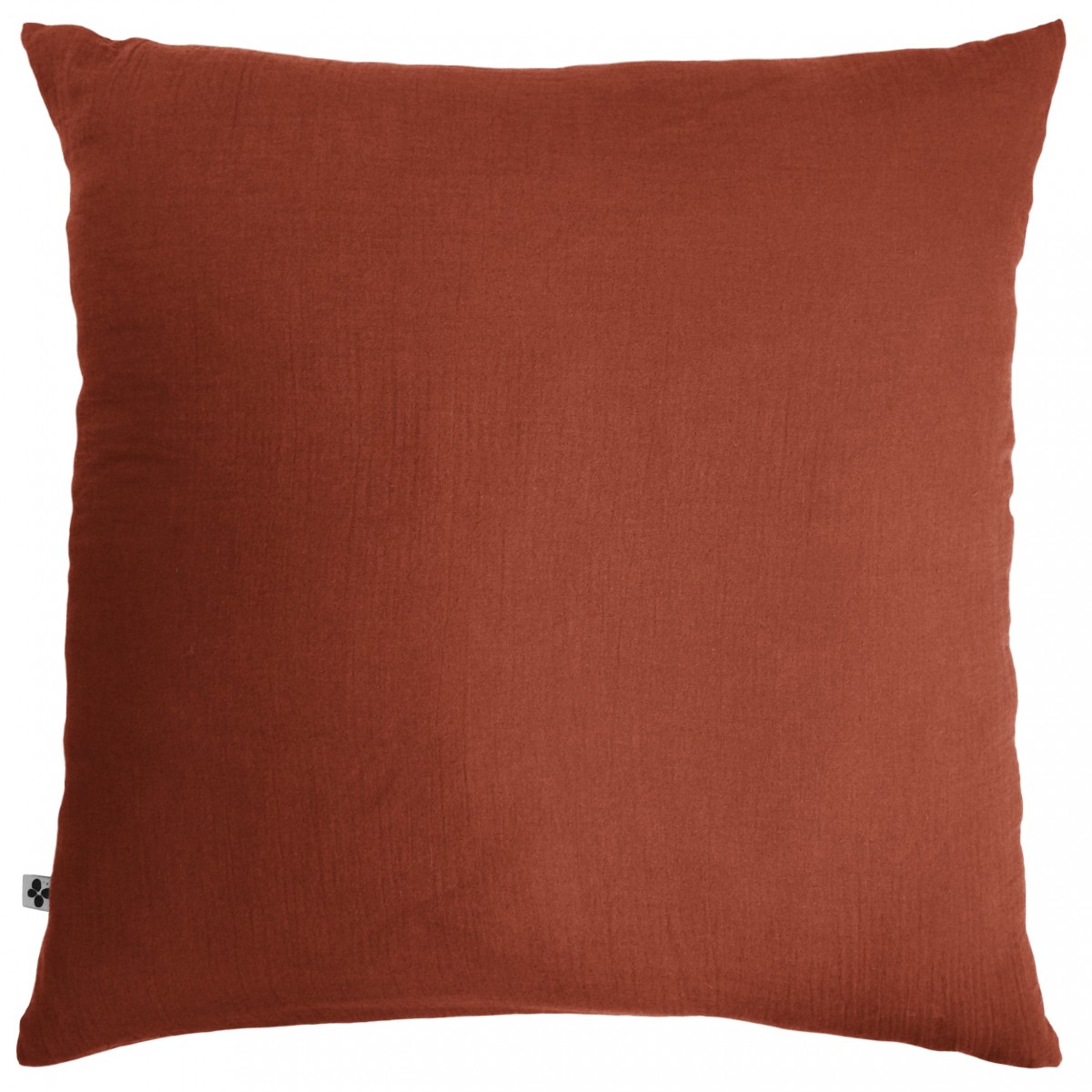 Taie d'oreiller Double Gaze Coton Collection Gaia camel, EDEN