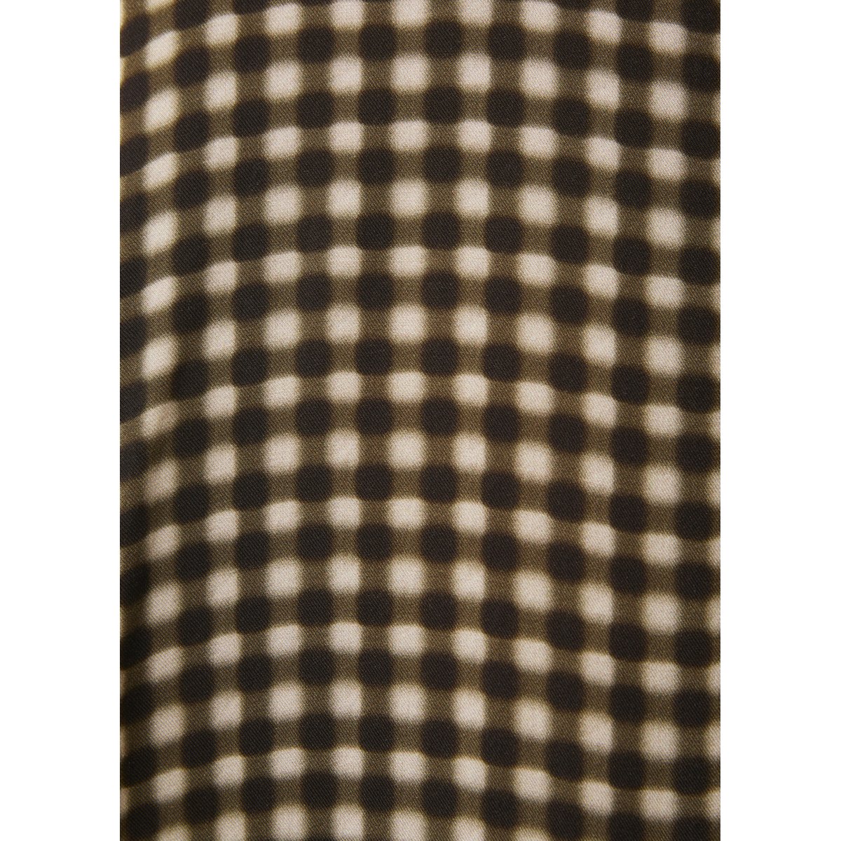 Chemise oversize à carreaux kaki/sable, HUMILITY