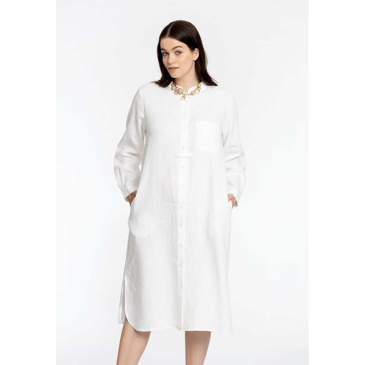 Chemise avec poches blanc, YOEK