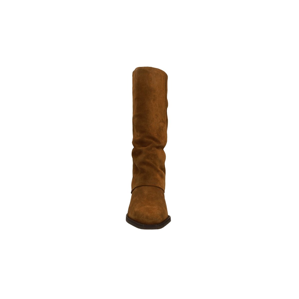Bottines en daim avec rabat cognac, SACHA