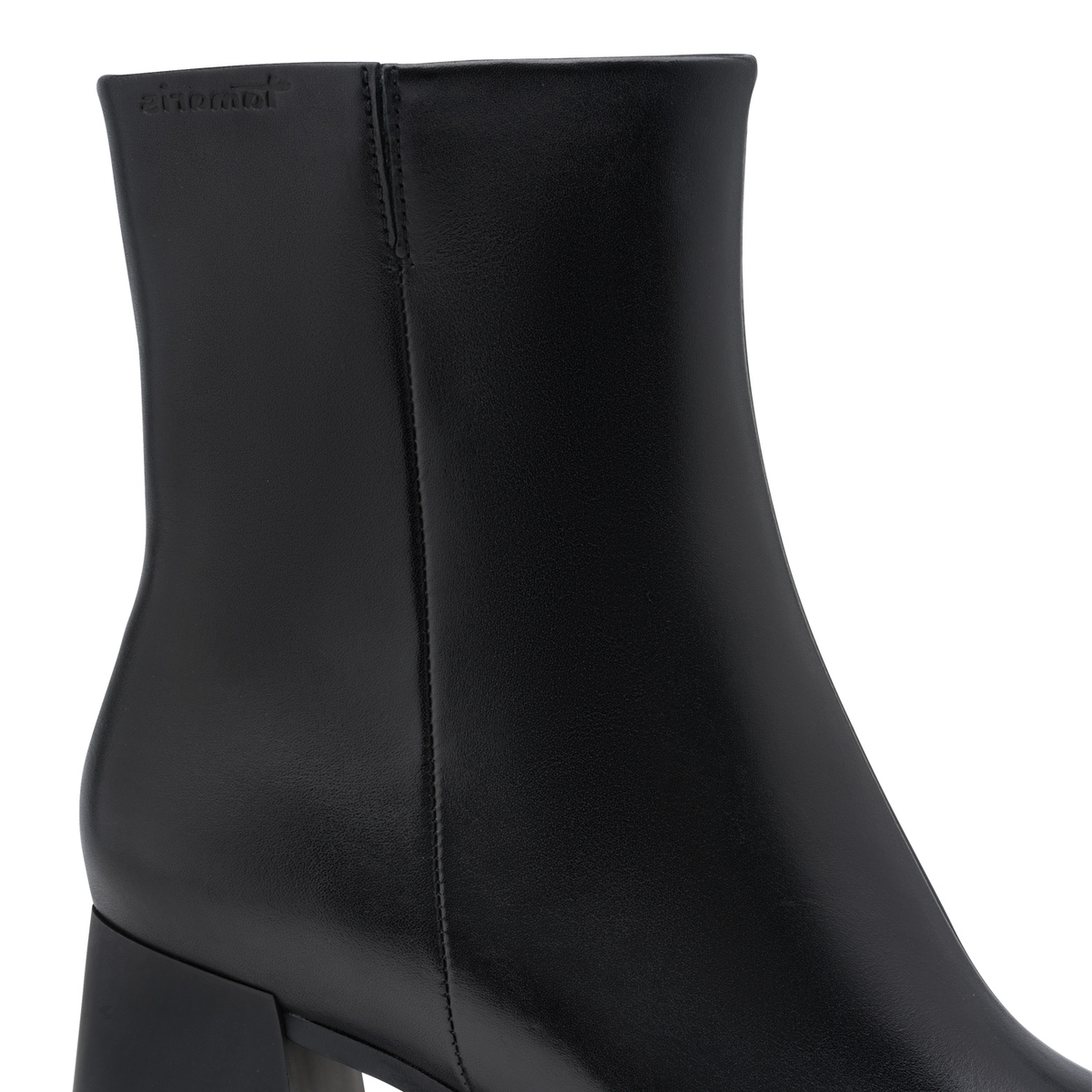 Bottine en cuir noir cuir, TAMARIS