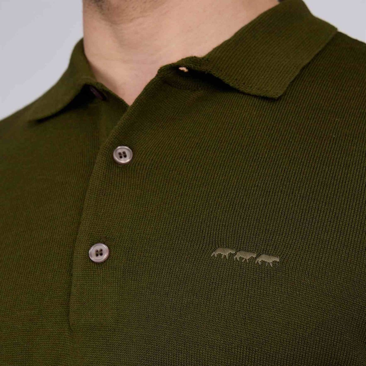 Pull carlos kaki, MISE AU GREEN