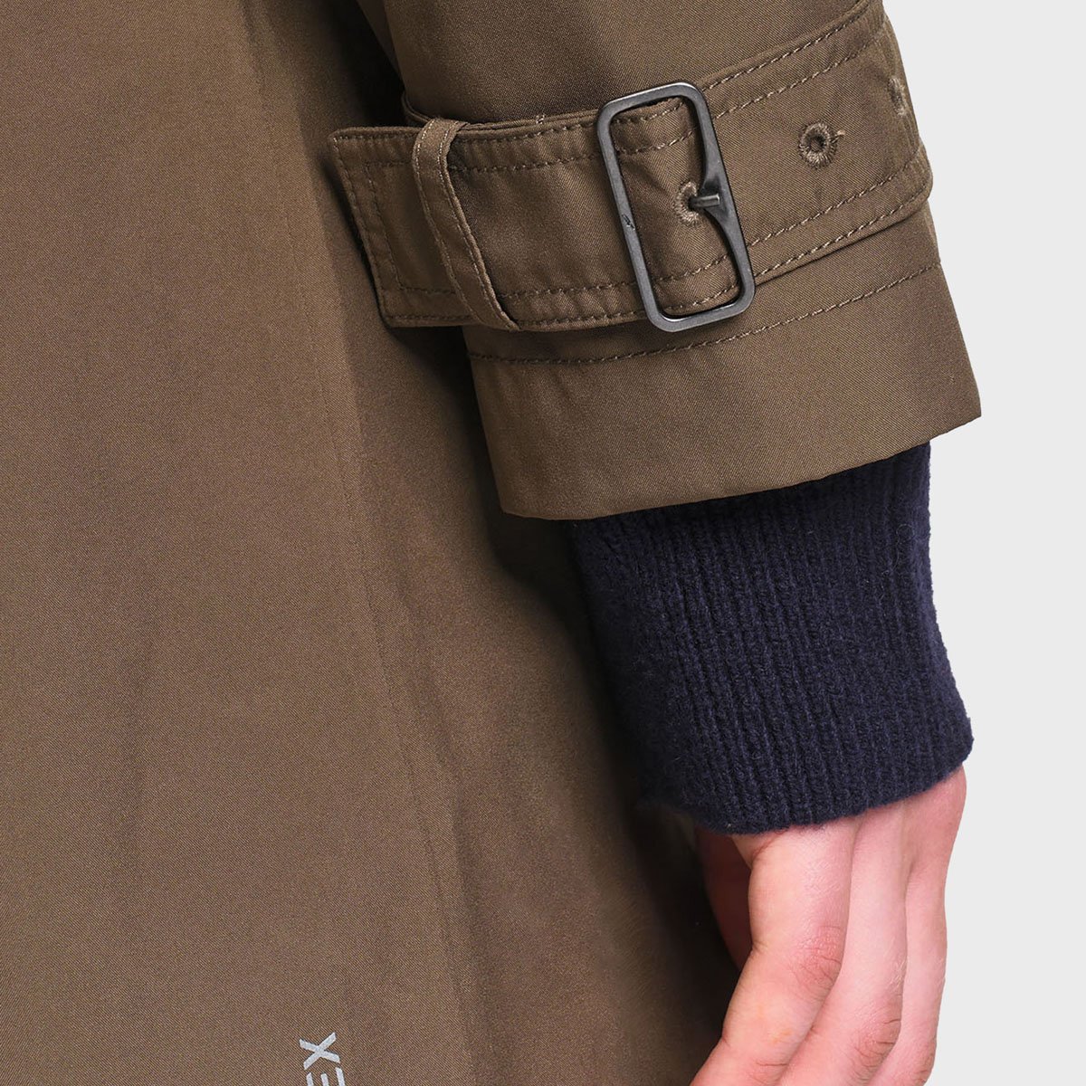 Trench imperméable mi-long à ceinture GORE-TEX® kaki, AIGLE