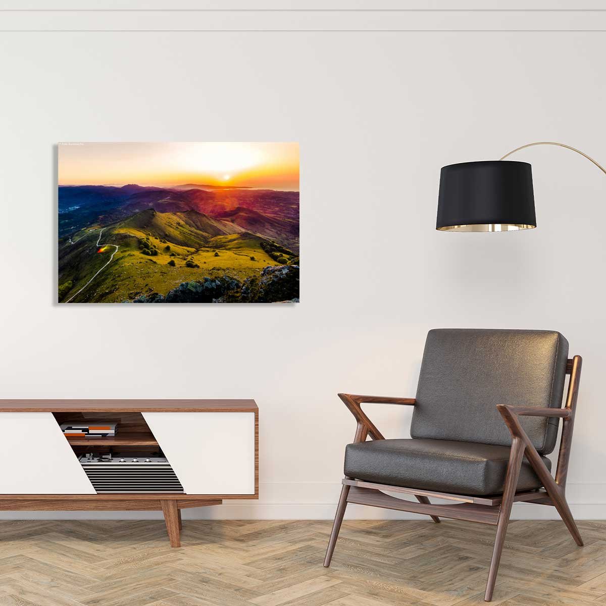 Tableau la rhune tableau alu dibond, HEXOA