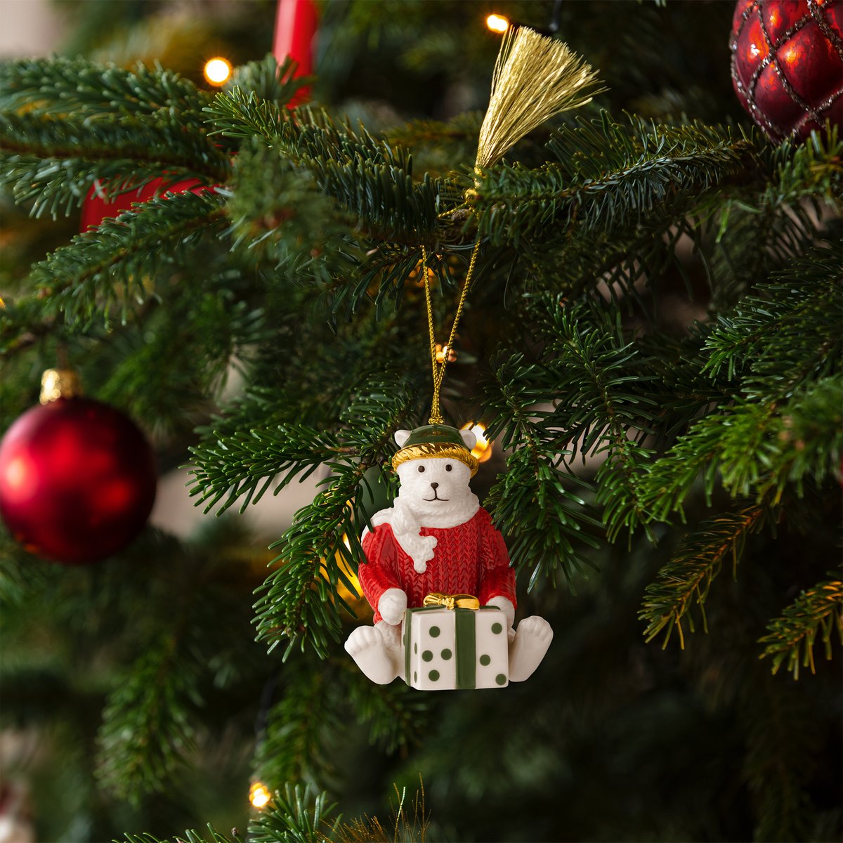 Ornement Ours En Peluche 2026 CHRISTMAS CLASSICS couleur unique, VILLEROY & BOCH