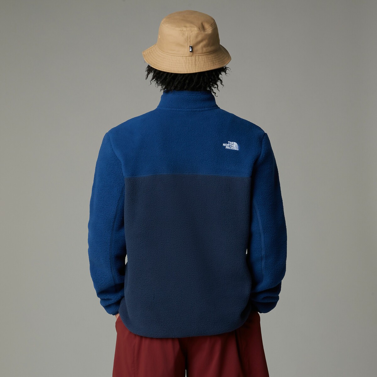 Sweat polaire zippé col montant Yumiori bleu marine, THE NORTH FACE
