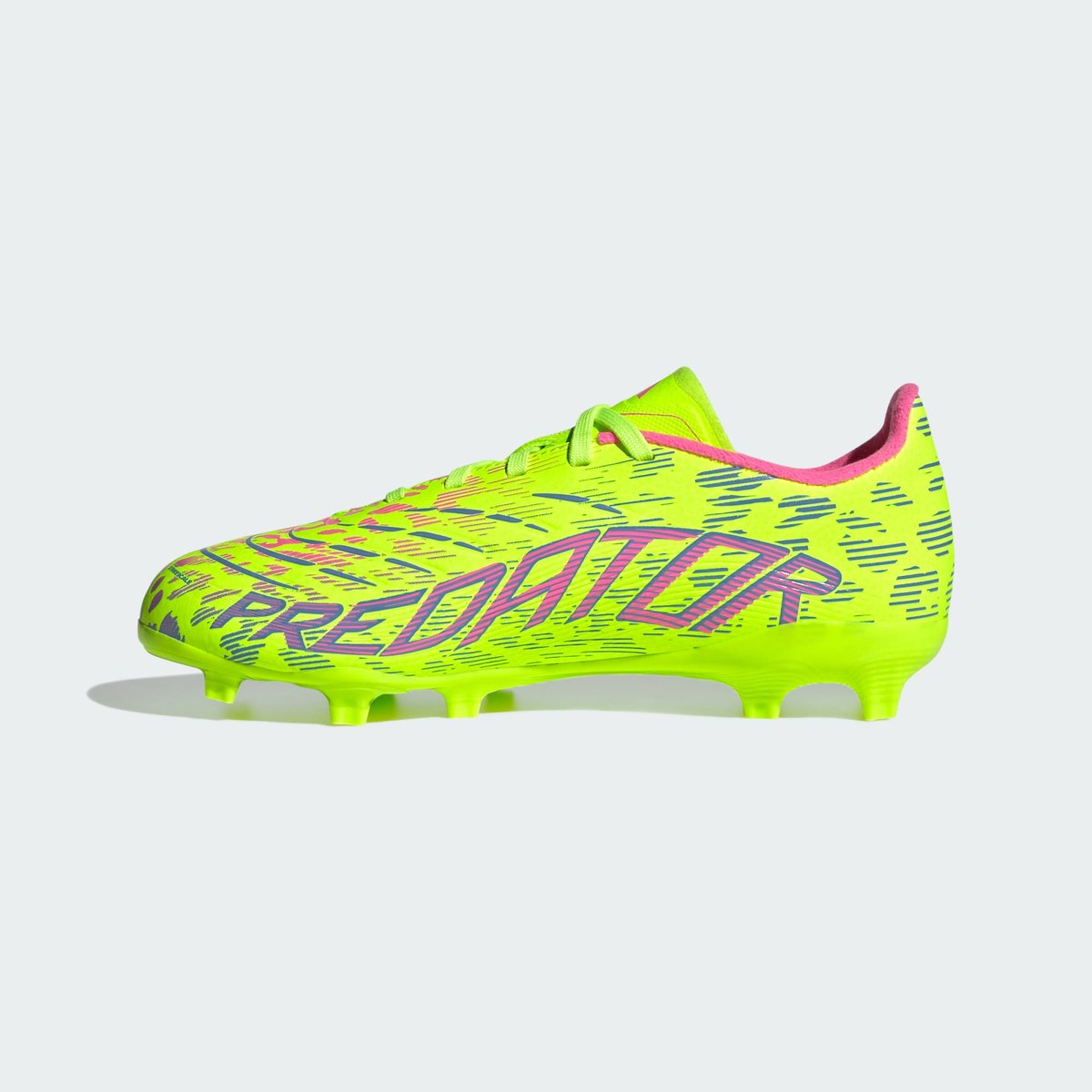 Chaussure Predator League Terrain souple/Multi-surfaces Enfants lucid lemon / blue fusion / lucid pink, adidas Performance