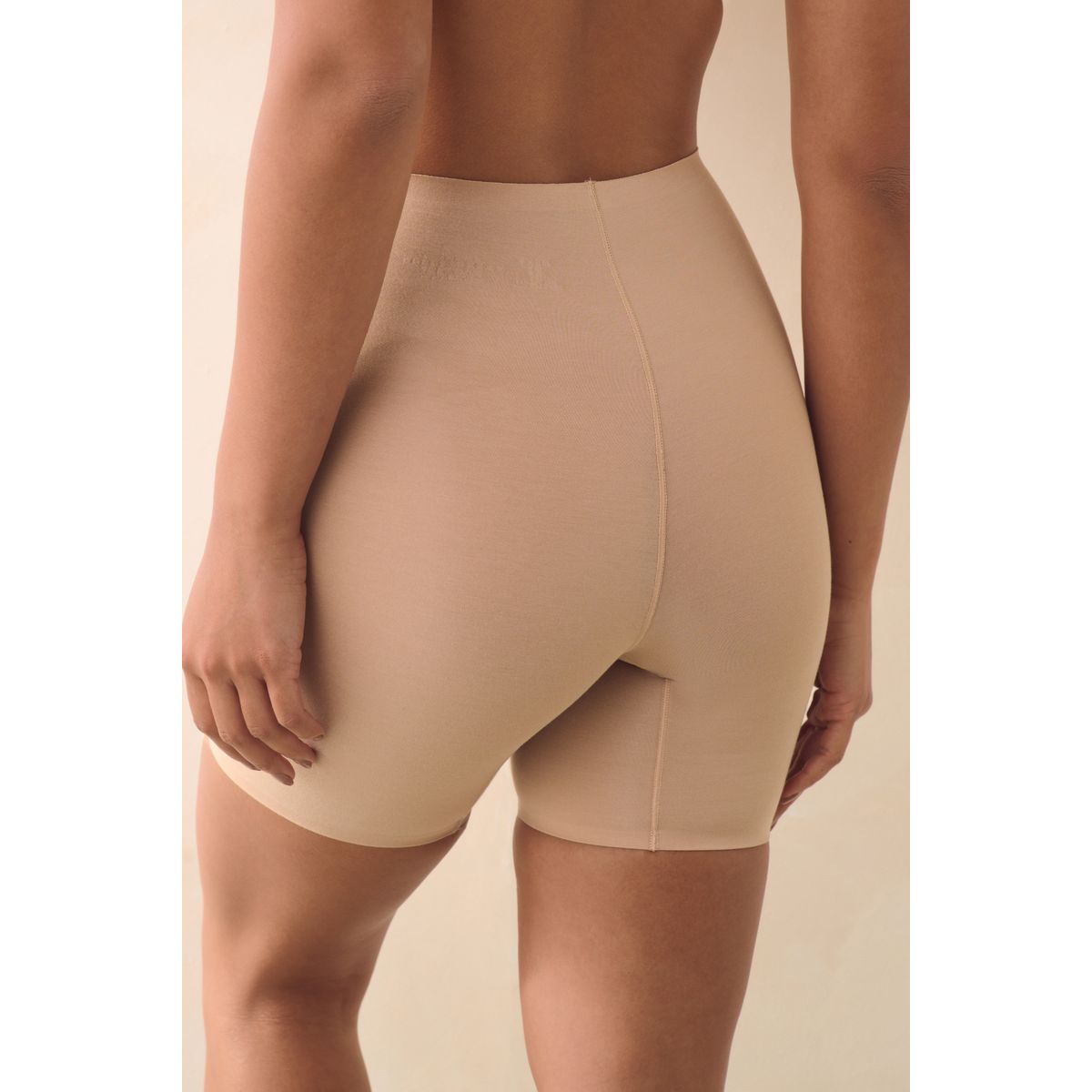 Culotte gainante effet ventre plat en coton chair, NEXT