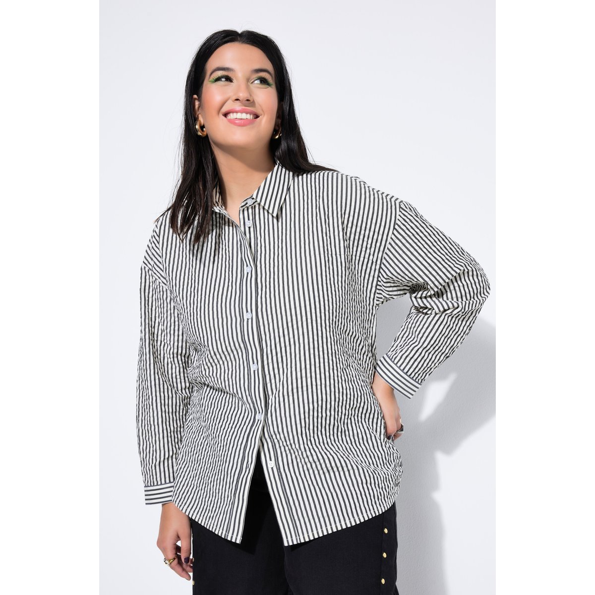 Chemisier oversize blanc cassé, STUDIO UNTOLD