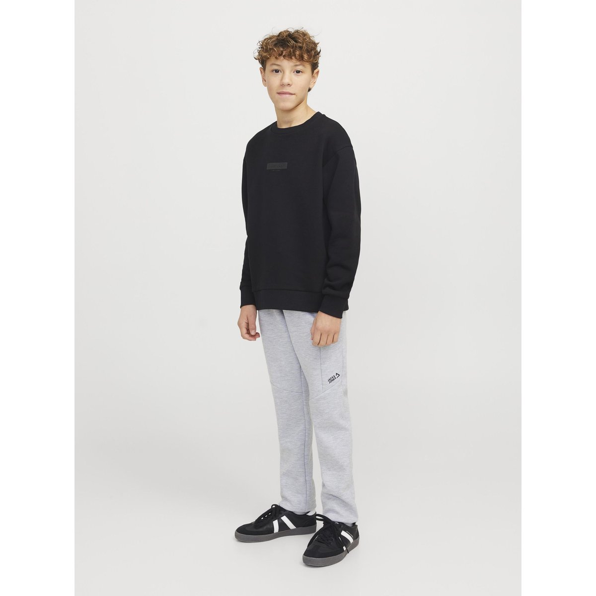 Pantalon De Survêtement grise - light grey melange, JACK & JONES JUNIOR