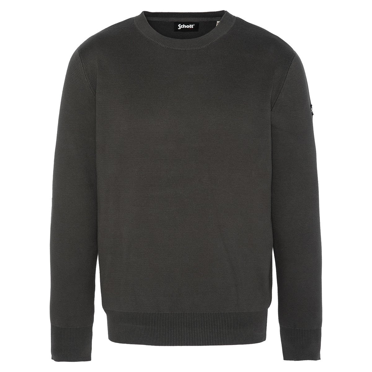 Pull col rond, PLKERN1 kaki, SCHOTT