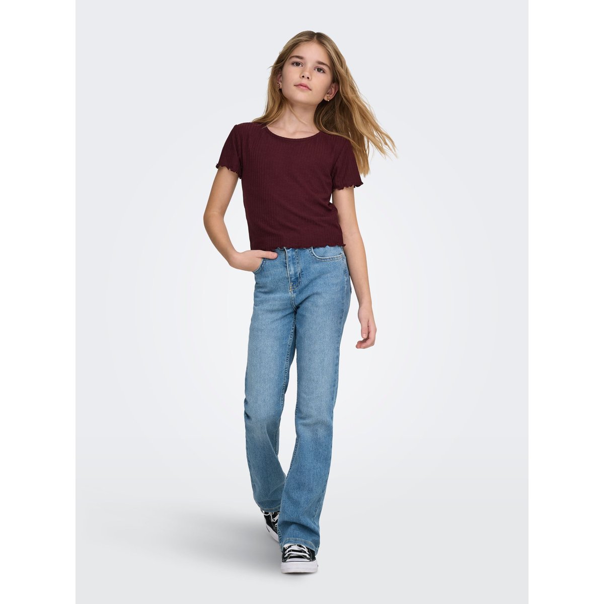 Jean Flared light blue denim, KIDS ONLY