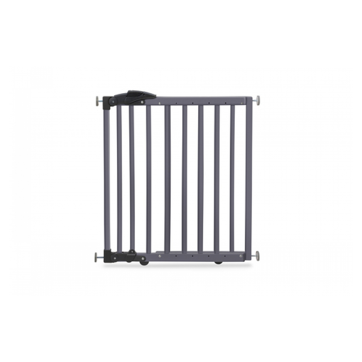 Barrière de sécurité enfant bois 68-102 cm gris, GEUTHER