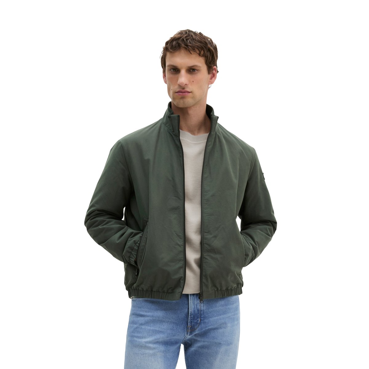Veste regular avec un léger rembourrage gris foncé, MARC O'POLO