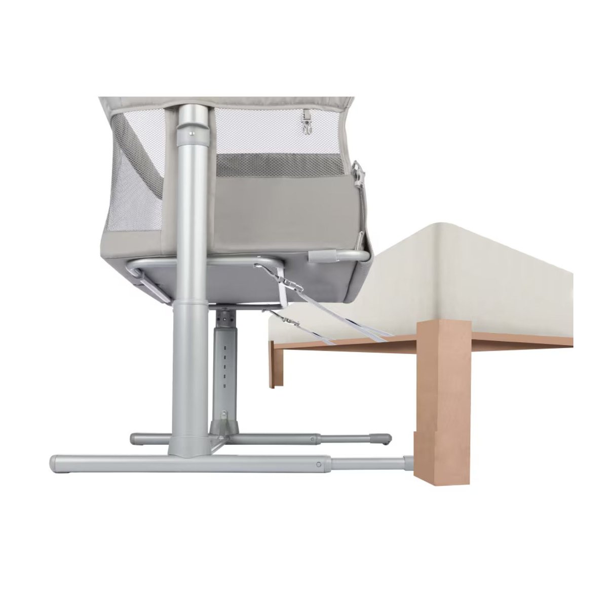 Lit cododo 2 en 1 ZINA, lit cododo et lit autonome mineral gray, BEBECONFORT
