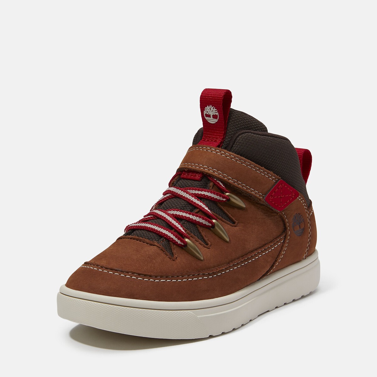 Baskets à lacets élastiqués, LISBON STREET MID LACE marron, TIMBERLAND