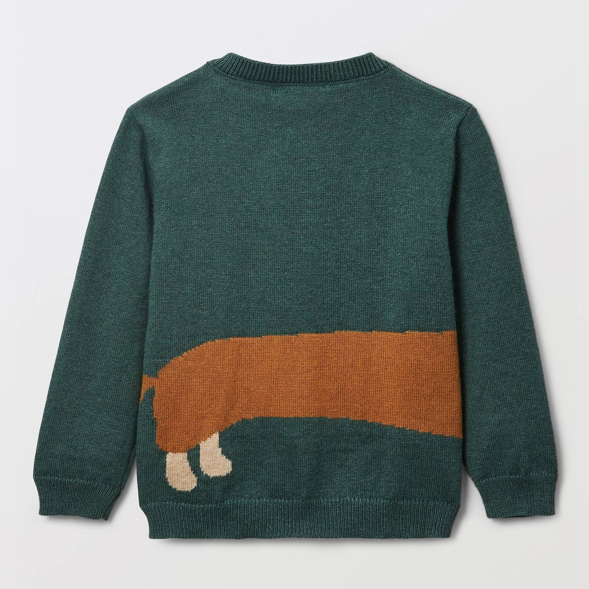Pull brodé contenant de la laine palme, BOUT'CHOU