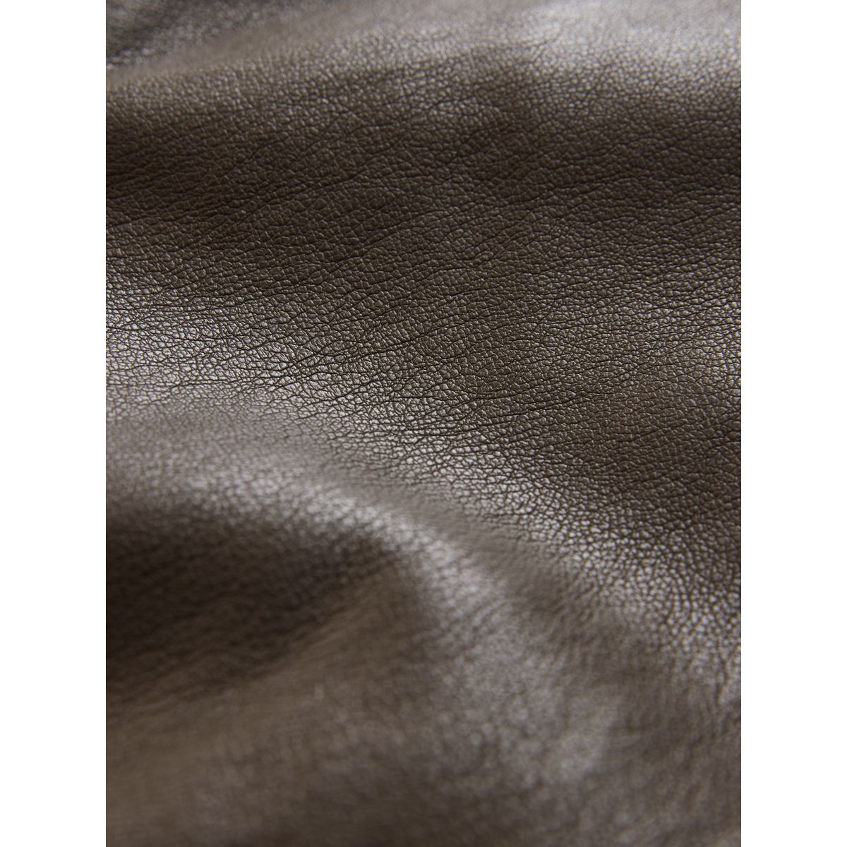 Veste en cuir synthétique vert olive, NEXT