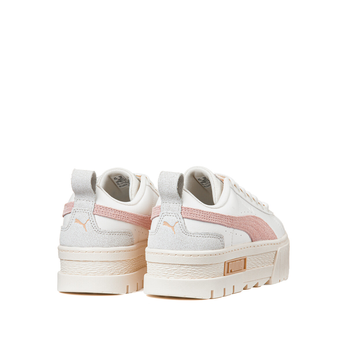 Baskets cuir Mayze blanc, PUMA