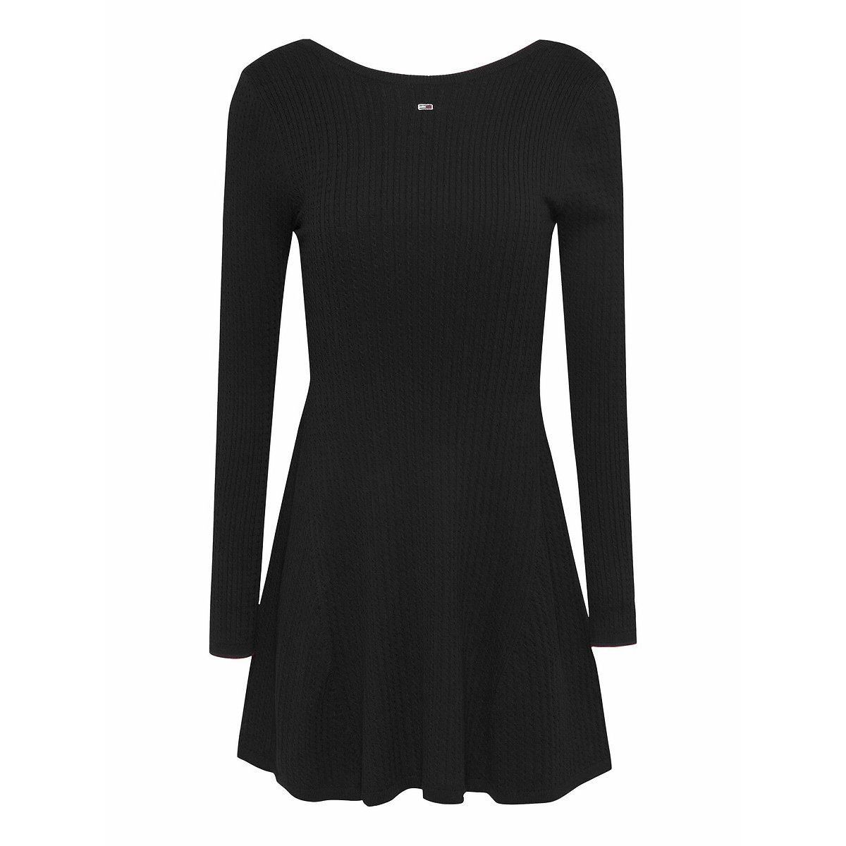 Vestido de manga larga negro, TOMMY JEANS