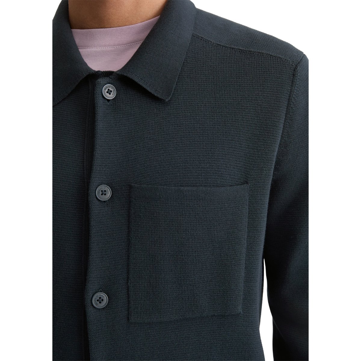 Survêtement en tricot regular en pur coton bio bleu foncé, MARC O'POLO