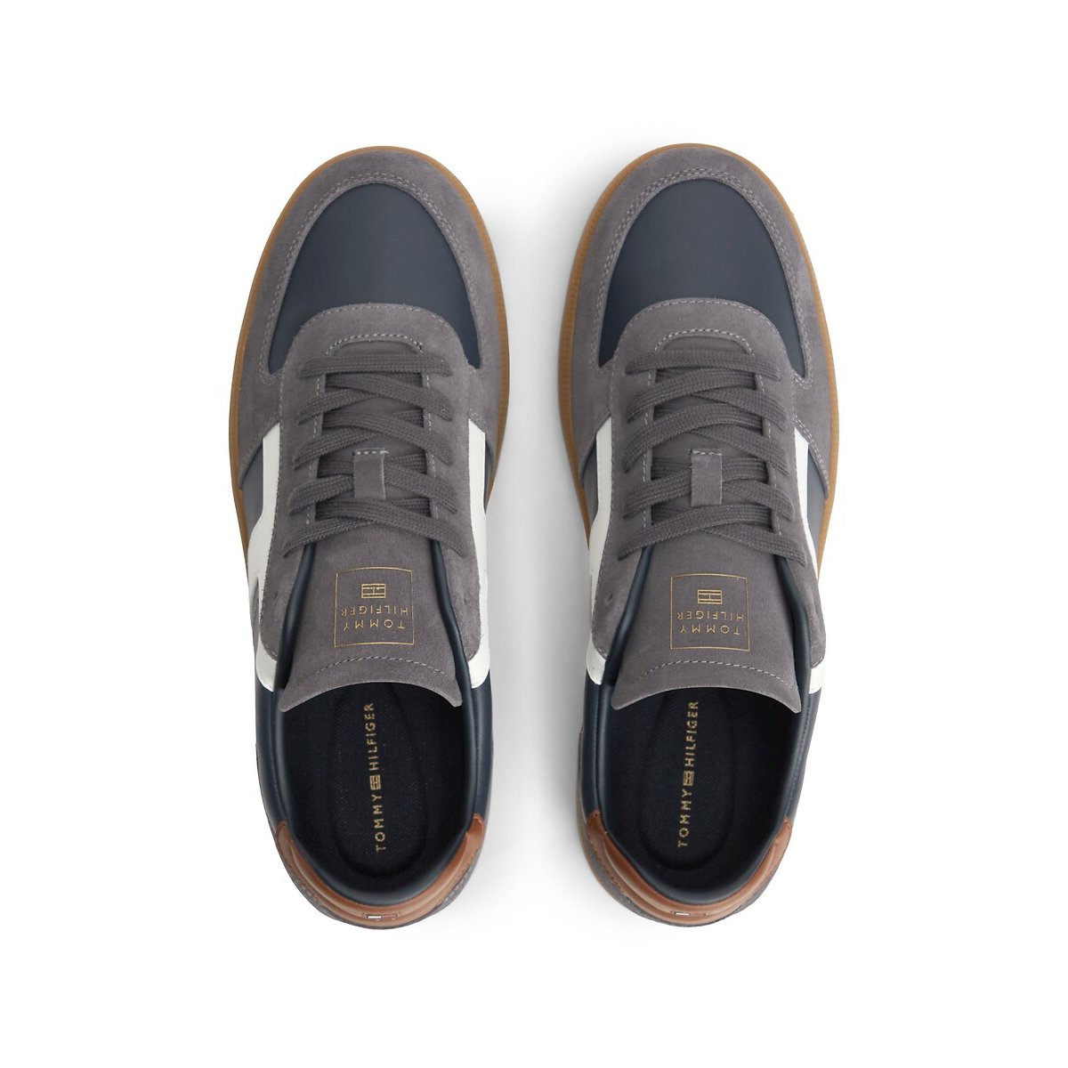 Zapatillas deportivas de piel, TRIBECA azul marino, TOMMY HILFIGER