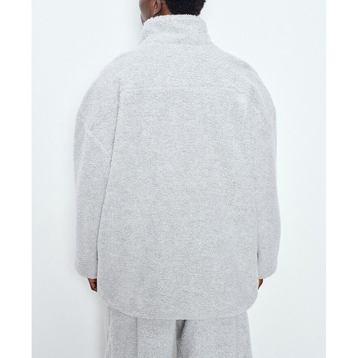 Sweat mi-long HOKTOWN gris clair, AMERICAN VINTAGE