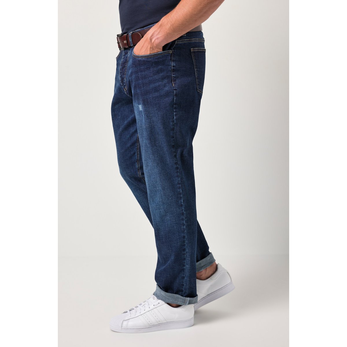 Jean 5 poches jean bleu foncé, JP1880