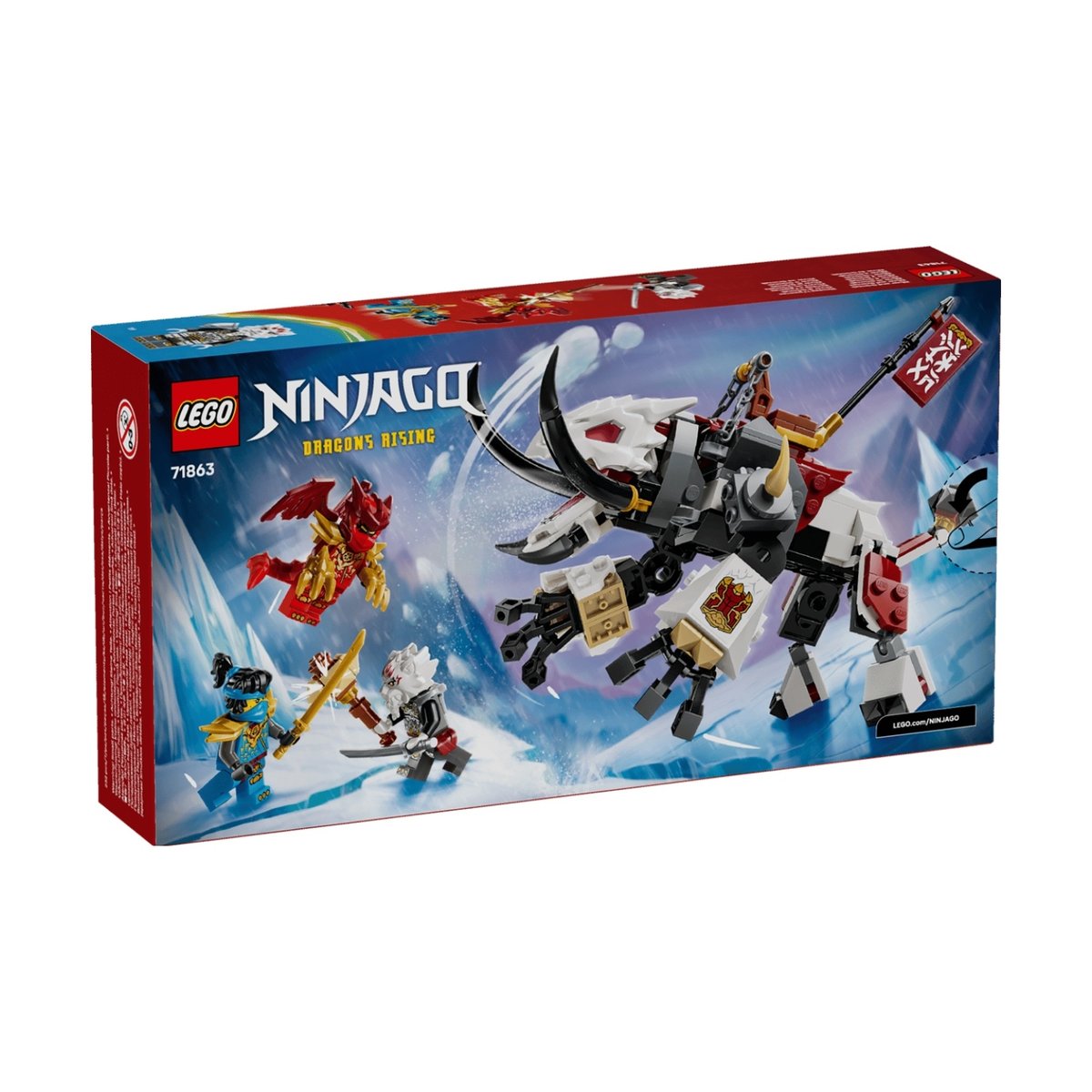 Ninjago Zilvar et Grimtak la bête draconique multicolore, LEGO
