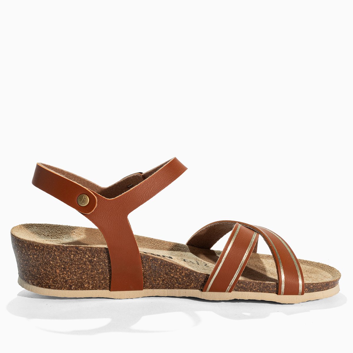 Sandales CANBERRA camel/gold, BAYTON