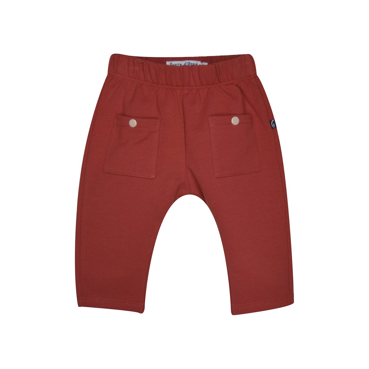 T-shirt + pantalon bebe footing rouge, SUCRE D'ORGE