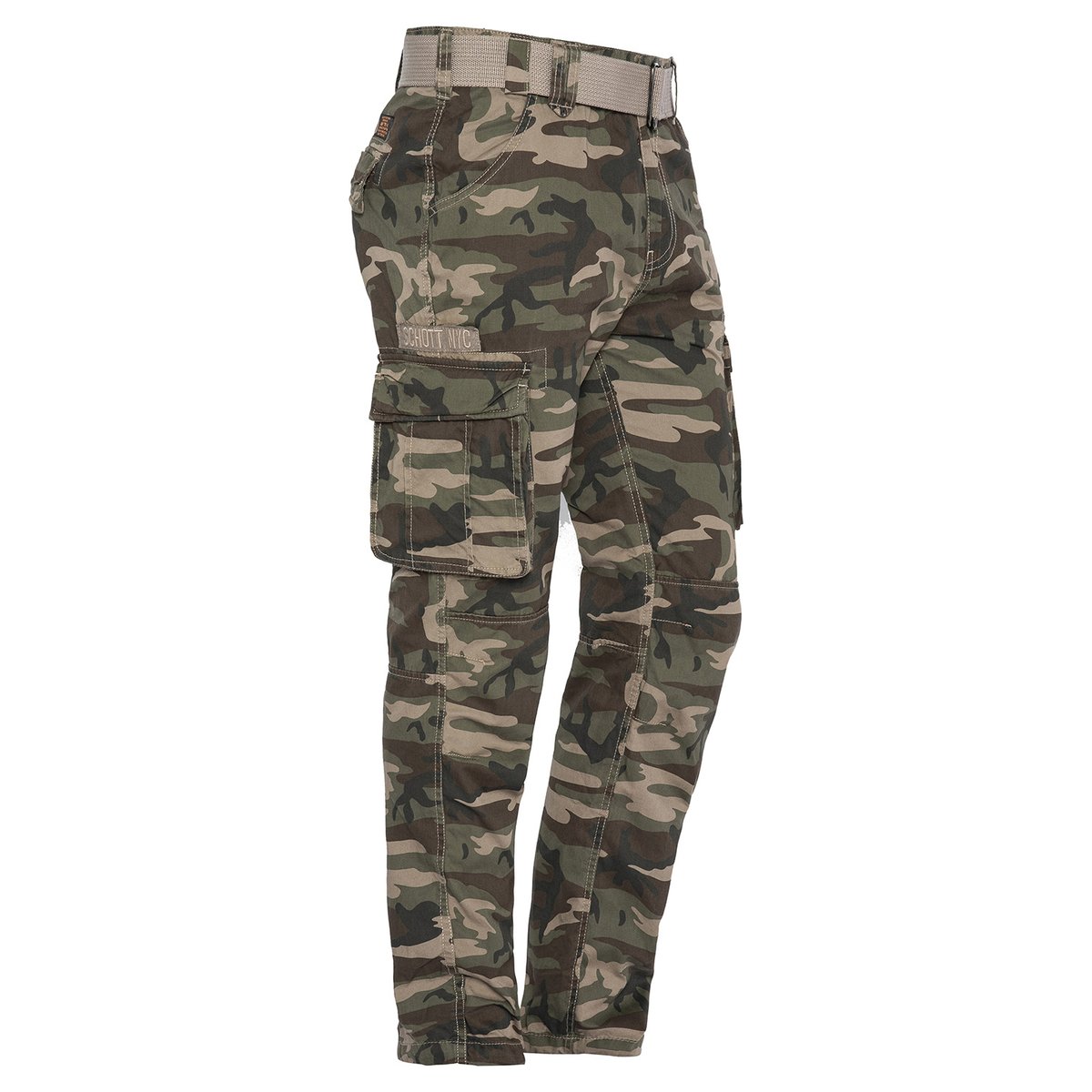 Pantalon cargo avec ceinture Tr Ranger 70 camouflage, SCHOTT