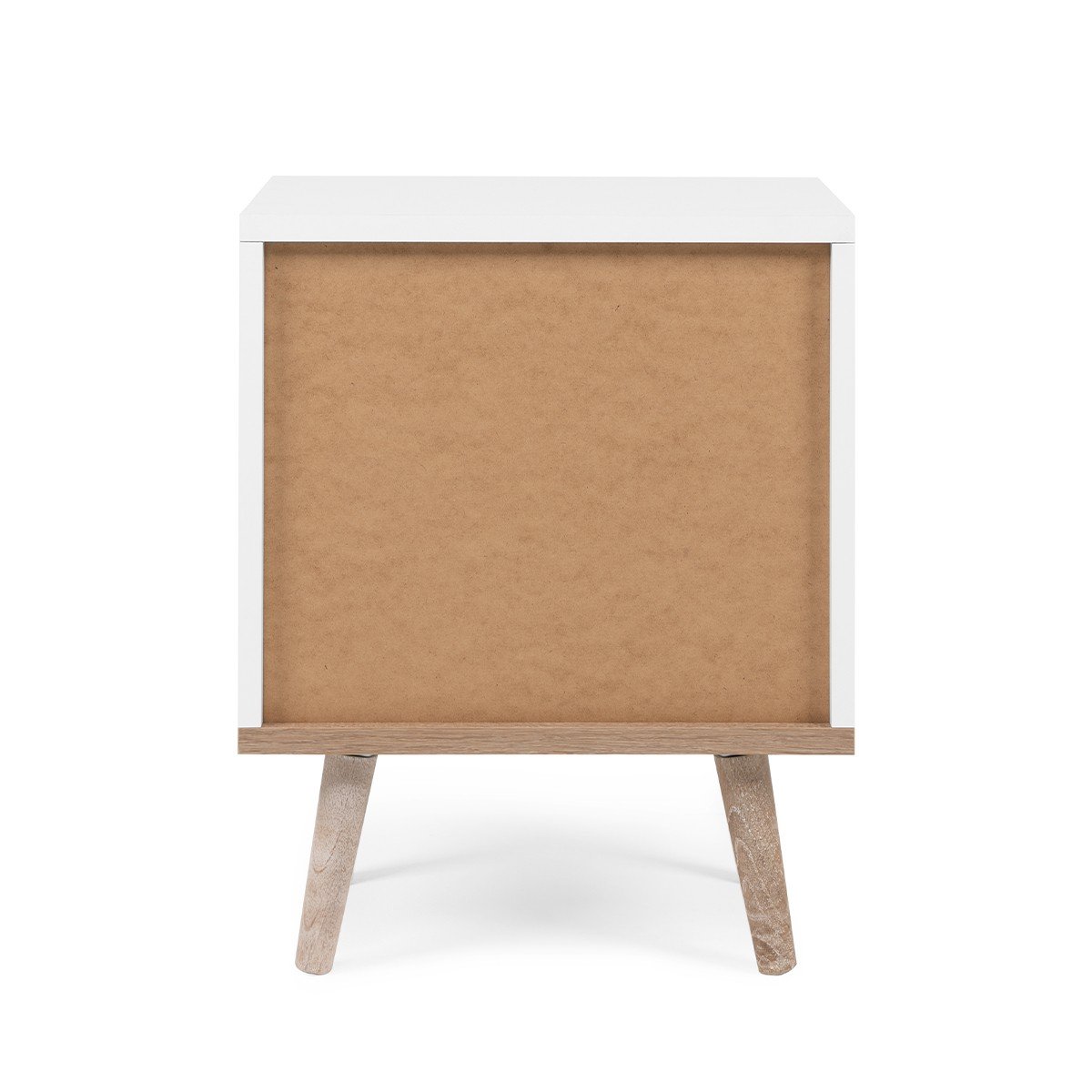Chevet 2 Tiroirs L40 cm - COPENHAGUE blanc, CALICOSY