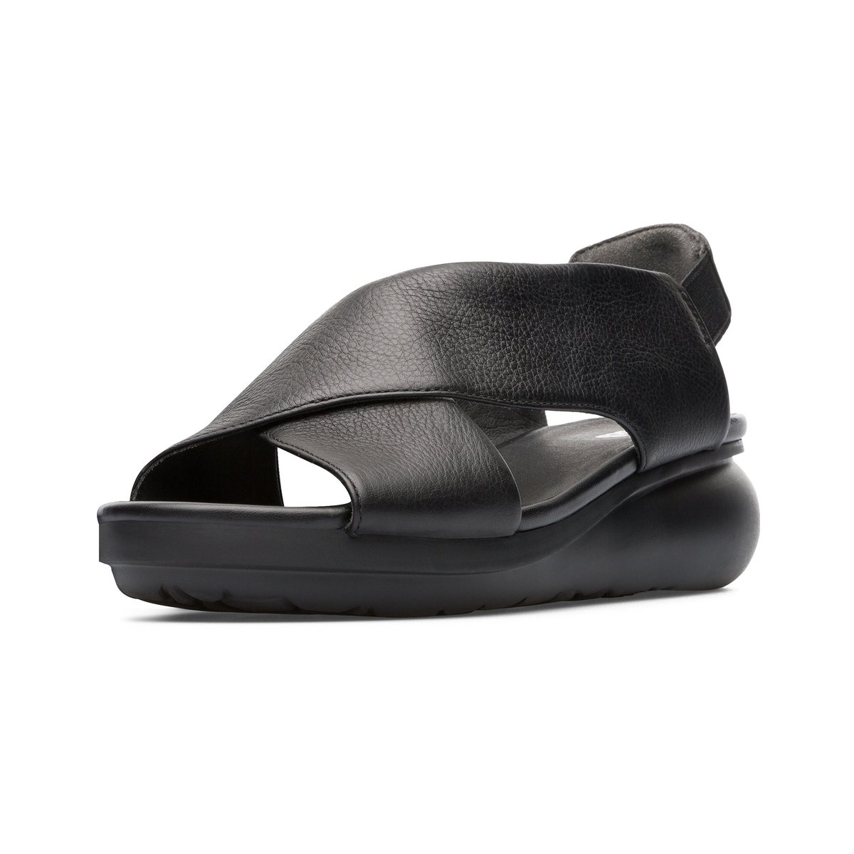 Sandales Balloon cuir noir, CAMPER